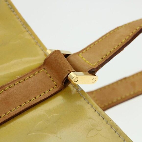 LOUIS VUITTON Monogram Vernis Columbus Tote Bag Yellow - Picture 10 of 15